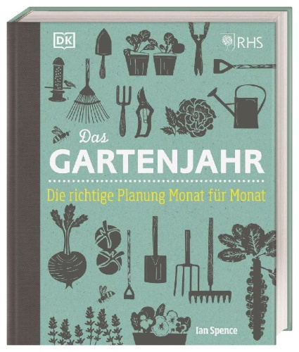 Buchcover und Innenansicht für das Buch: Das Gartenjahr