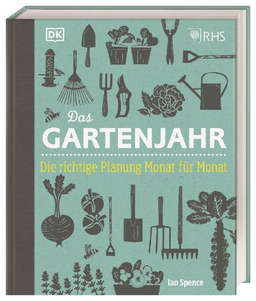 Buchcover und Innenansicht für das Buch: Das Gartenjahr