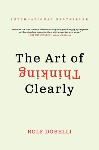 Buchcover und Innenansicht für das Buch: The Art of Thinking Clearly