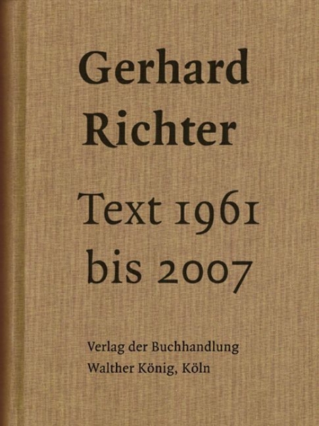 Buchcover und Innenansicht für das Buch: Text 1961 bis 2007. Sonderausgabe