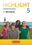 Buchcover und Innenansicht für das Buch: Highlight 5. Jahrgangsstufe - Mittelschule Bayern - Workbook mit Audios online