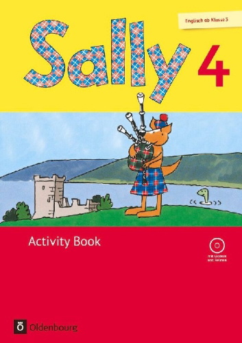 Buchcover und Innenansicht für das Buch: Sally 4. Schuljahr. Activity Book mit Audio-CD. Allgemeine Ausgabe (Neubearbeitung) - Englisch ab Klasse 3