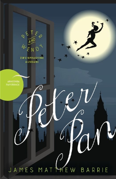 Buchcover und Innenansicht für das Buch: Peter Pan / Peter and Wendy (Zweisprachige Ausgabe)