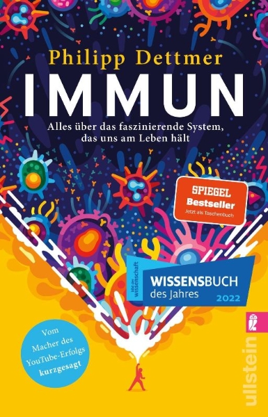 Buchcover und Innenansicht für das Buch: Immune: A Journey into the Mysterious System That Keeps You Alive