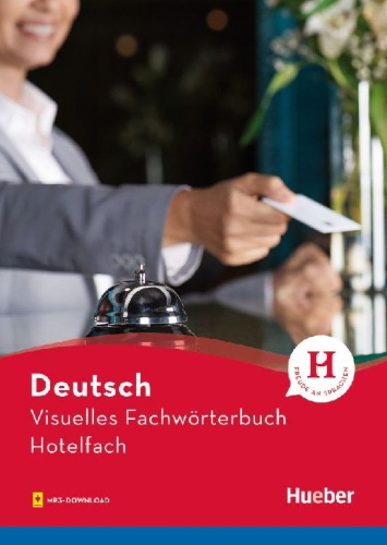 Buchcover und Innenansicht für das Buch: Visuelles Fachwörterbuch Hotelfach. Buch mit Audios online
