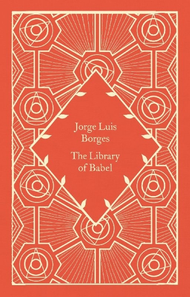 Buchcover und Innenansicht für das Buch: The Library of Babel