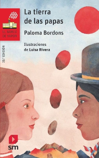 Buchcover und Innenansicht für das Buch: La tierra de las papas