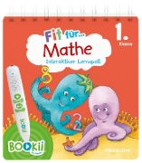 Buchcover und Innenansicht für das Buch: BOOKii Fit für Mathe Interaktiver Lernspaß 1. Klasse