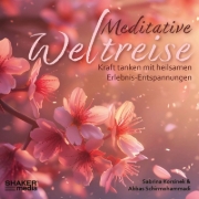 Buchcover und Innenansicht für das Buch: Meditative Weltreise
