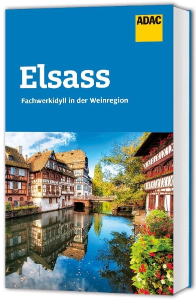 Buchcover und Innenansicht für das Buch: ADAC Reiseführer Elsass