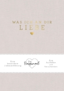 Buchcover und Innenansicht für das Buch: Was ich an dir liebe