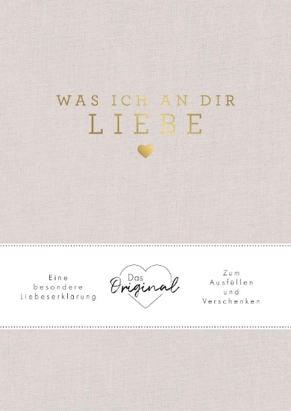 Buchcover und Innenansicht für das Buch: Was ich an dir liebe
