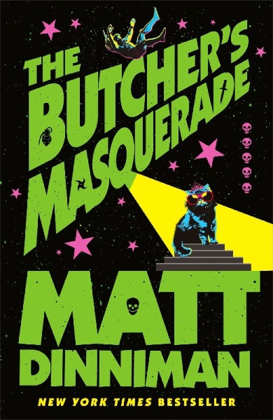 Buchcover und Innenansicht für das Buch: The Butcher's Masquerade