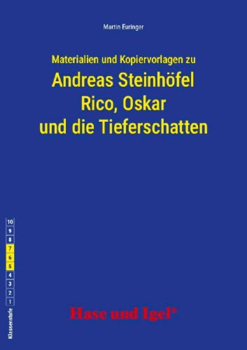Buchcover und Innenansicht für das Buch: Rico, Oskar 01 und die Tieferschatten. Begleitmaterial