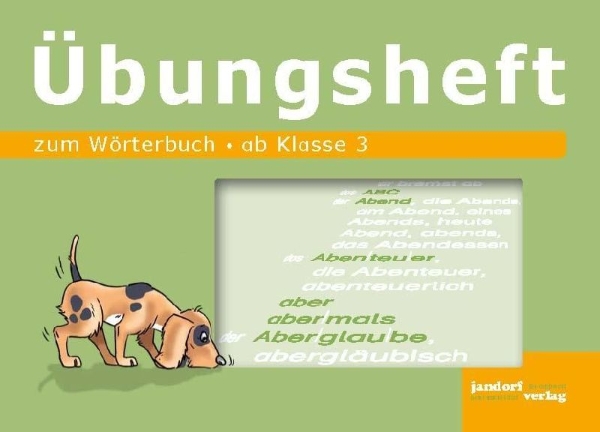 Buchcover und Innenansicht für das Buch: Wörterbuch Übungsheft