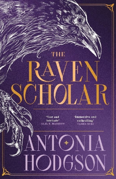 Buchcover und Innenansicht für das Buch: The Raven Scholar