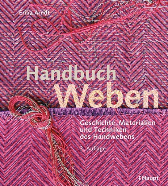 Buchcover und Innenansicht für das Buch: Handbuch Weben