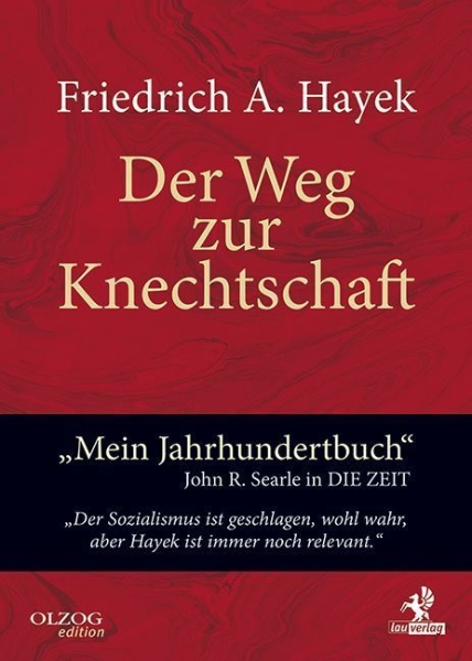 Buchcover und Innenansicht für das Buch: Der Weg zur Knechtschaft