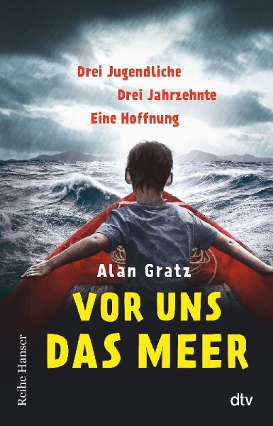Buchcover und Innenansicht für das Buch: Vor uns das Meer