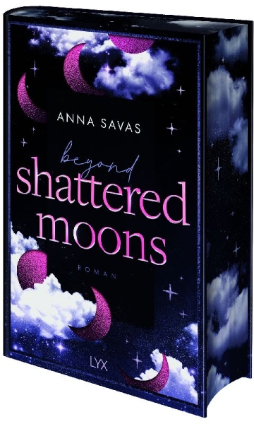 Buchcover und Innenansicht für das Buch: Beyond Shattered Moons