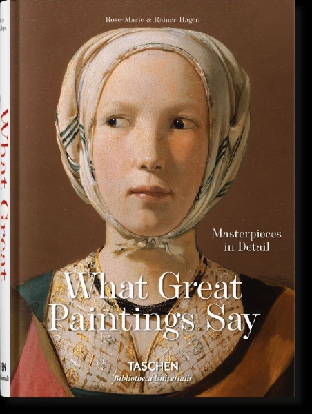 Buchcover und Innenansicht für das Buch: What Great Paintings Say. 100 Masterpieces in Detail