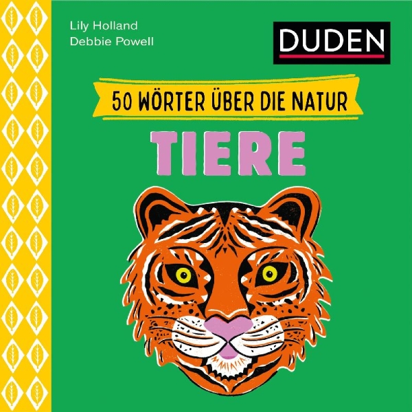 Buchcover und Innenansicht für das Buch: 50 Wörter über die Natur - Tiere