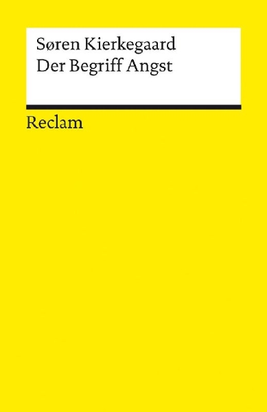 Buchcover und Innenansicht für das Buch: Der Begriff Angst