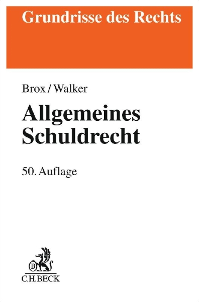 Buchcover und Innenansicht für das Buch: Allgemeines Schuldrecht