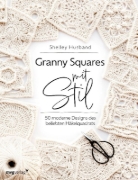 Buchcover und Innenansicht für das Buch: Granny Square Flair