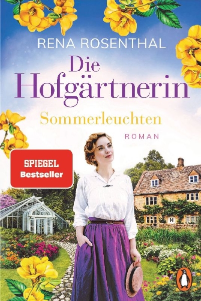 Buchcover und Innenansicht für das Buch: Die Hofgärtnerin - Sommerleuchten
