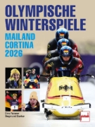 Buchcover und Innenansicht für das Buch: Olympische Winterspiele Mailand Cortina 2026