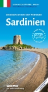 Buchcover und Innenansicht für das Buch: Entdeckertouren mit dem Wohnmobil Sardinien