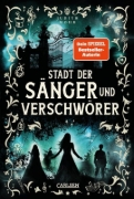 Buchcover und Innenansicht für das Buch: Stadt der Sänger und Verschwörer (Stadt der Magier 2)