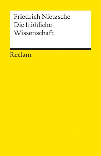 Buchcover und Innenansicht für das Buch: Die fröhliche Wissenschaft
