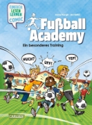 Buchcover und Innenansicht für das Buch: Erstleser Kindercomic: Fußball Academy: Ein besonderes Training