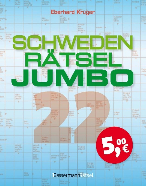 Buchcover und Innenansicht für das Buch: Schwedenrätseljumbo 22