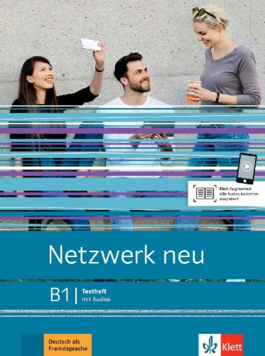 Buchcover und Innenansicht für das Buch: Netzwerk neu B1. Testheft mit Audios