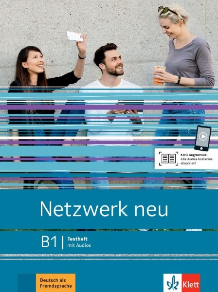 Buchcover und Innenansicht für das Buch: Netzwerk neu B1. Testheft mit Audios