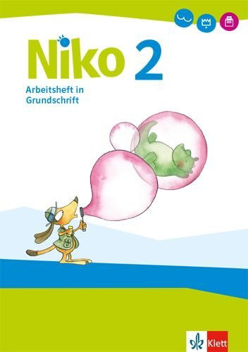 Buchcover und Innenansicht für das Buch: Niko Sprachbuch 2. Arbeitsheft in Grundschrift