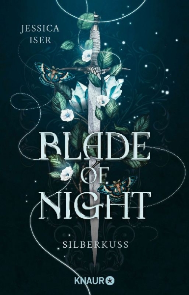 Buchcover und Innenansicht für das Buch: Blade of Night. Silberkuss