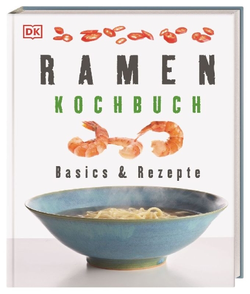Buchcover und Innenansicht für das Buch: Ramen-Kochbuch