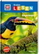 Buchcover und Innenansicht für das Buch: WAS IST WAS Erstes Lesen Band 15. Regenwald