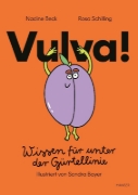 Buchcover und Innenansicht für das Buch: Vulva!