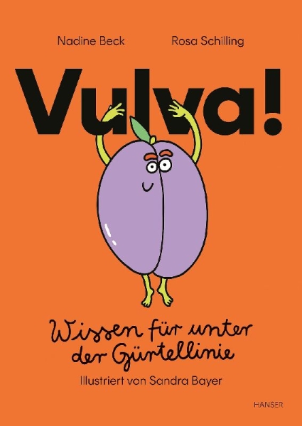 Buchcover und Innenansicht für das Buch: Vulva!