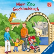 Buchcover und Innenansicht für das Buch: Mein Zoo Gucklochbuch