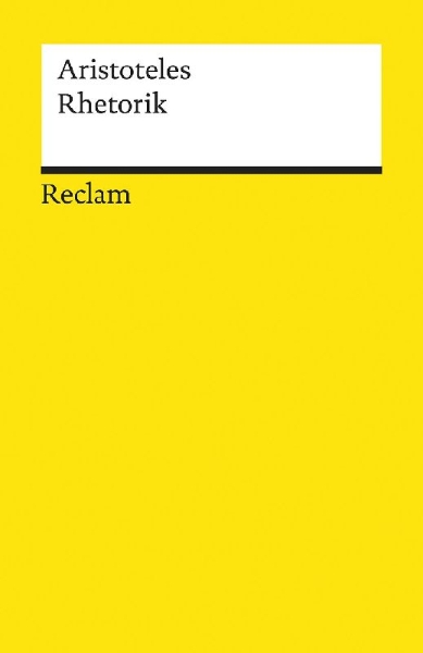 Buchcover und Innenansicht für das Buch: Rhetorik