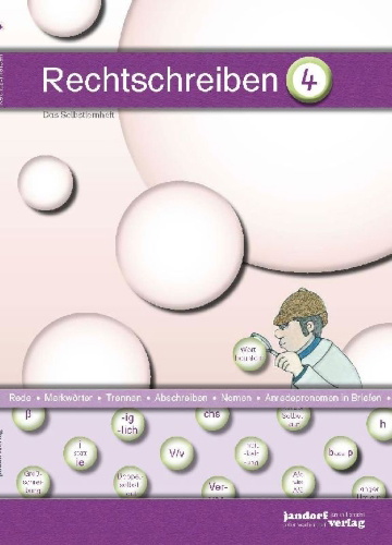 Buchcover und Innenansicht für das Buch: Rechtschreiben 4