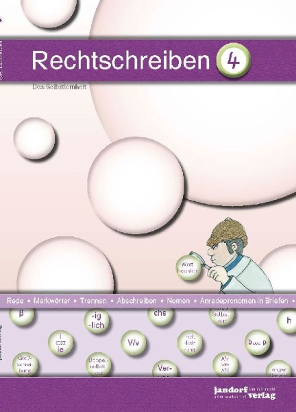 Buchcover und Innenansicht für das Buch: Rechtschreiben 4