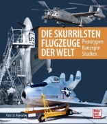 Buchcover und Innenansicht für das Buch: Die skurrilsten Flugzeuge der Welt