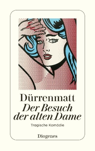 Buchcover und Innenansicht für das Buch: Der Besuch der alten Dame